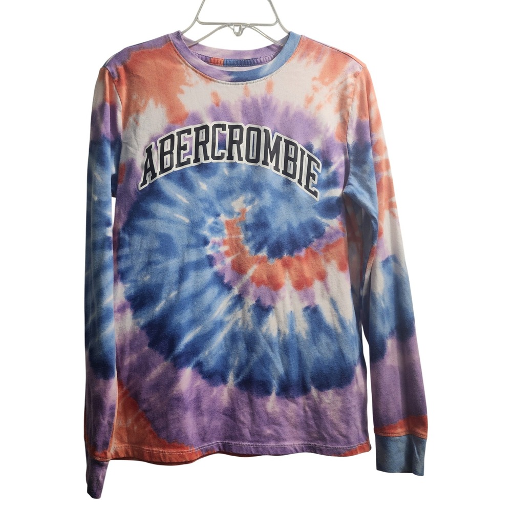 Abercrombie Kids Tie Dye Long Sleeve Shirt Top Size 11 12